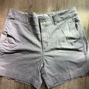 Women Old Navy Gray Bermuda Shorts Classic Style size 10